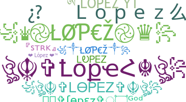 Smeknamn - Lopez
