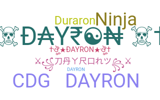 Smeknamn - dayron