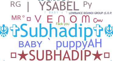 Smeknamn - Subhadip