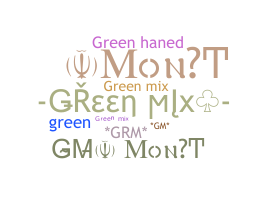 Smeknamn - greenmix