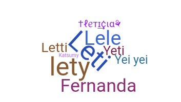 Smeknamn - Leticia
