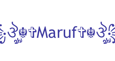 Smeknamn - Maruf