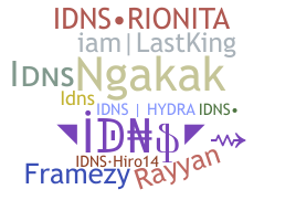 Smeknamn - IDNS