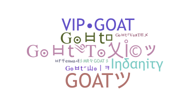 Smeknamn - goat
