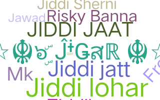 Smeknamn - Jiddi