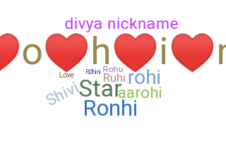 Smeknamn - Rohini