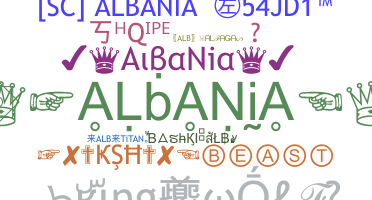 Smeknamn - Albania