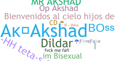 Smeknamn - Akshad