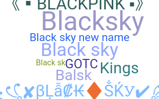 Smeknamn - BlackSky
