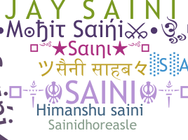 Smeknamn - Saini