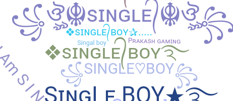 Smeknamn - singleboy
