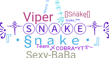 Smeknamn - Snake