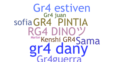Smeknamn - GR4