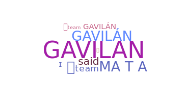 Smeknamn - Gavilan