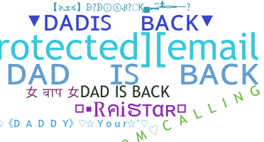 Smeknamn - Dadisback