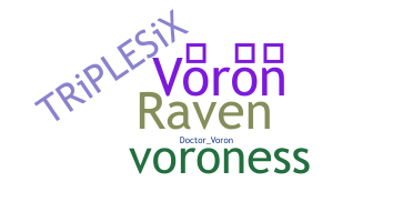 Smeknamn - Voron