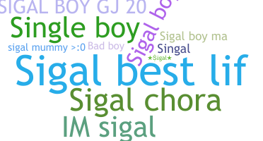 Smeknamn - Sigal