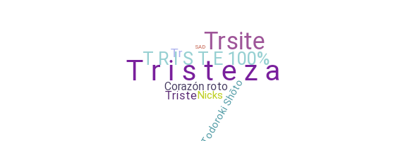 Smeknamn - Tristeza