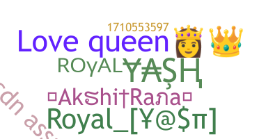 Smeknamn - Royalyash