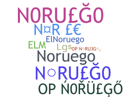 Smeknamn - noruego