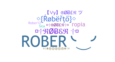 Smeknamn - Rober