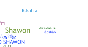 Smeknamn - BDSHAWON