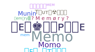 Smeknamn - Memory