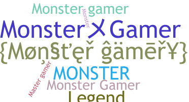 Smeknamn - monstergamer