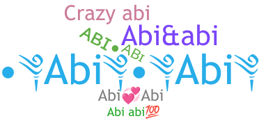 Smeknamn - Abiabi