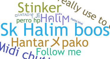Smeknamn - Halim