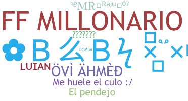 Smeknamn - Millonario