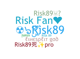 Smeknamn - risk89