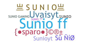 Smeknamn - Sunio
