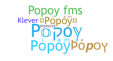 Smeknamn - Popoy
