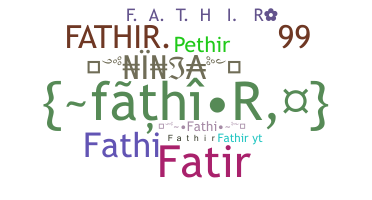 Smeknamn - Fathir