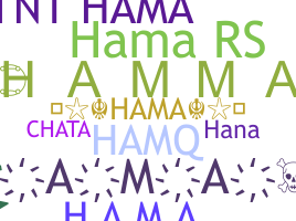 Smeknamn - Hama