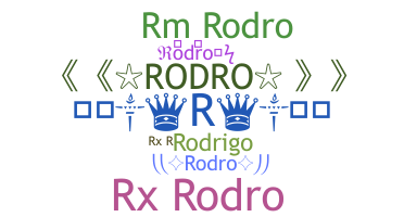 Smeknamn - rodro
