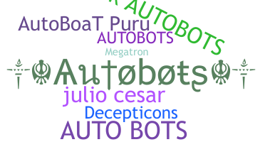 Smeknamn - Autobots