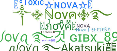Smeknamn - Nova