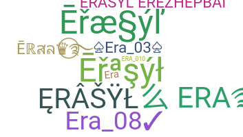 Smeknamn - Erasyl