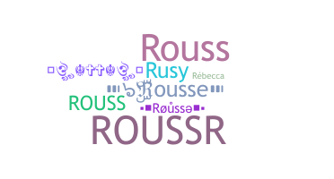 Smeknamn - Rousse