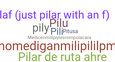 Smeknamn - Pilar