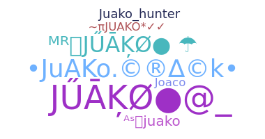 Smeknamn - Juako