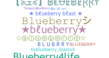 Smeknamn - blueberry