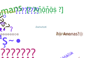 Smeknamn - AnAnAs
