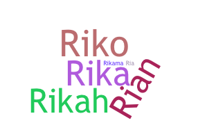 Smeknamn - Rika