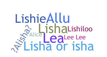 Smeknamn - Alisha