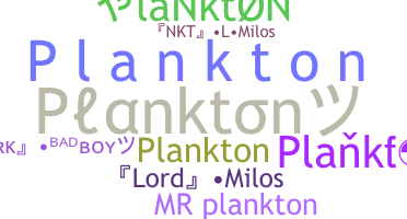 Smeknamn - plankton