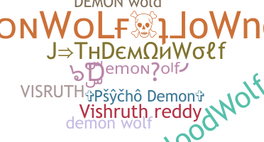 Smeknamn - DemonWolf