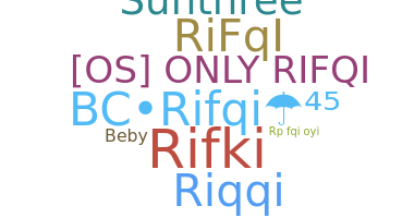 Smeknamn - Rifqi